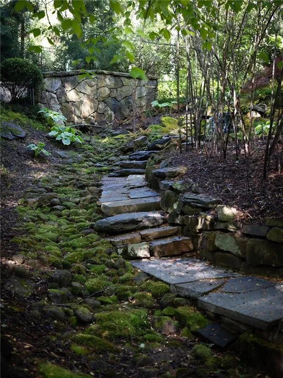 Walkway to ruins