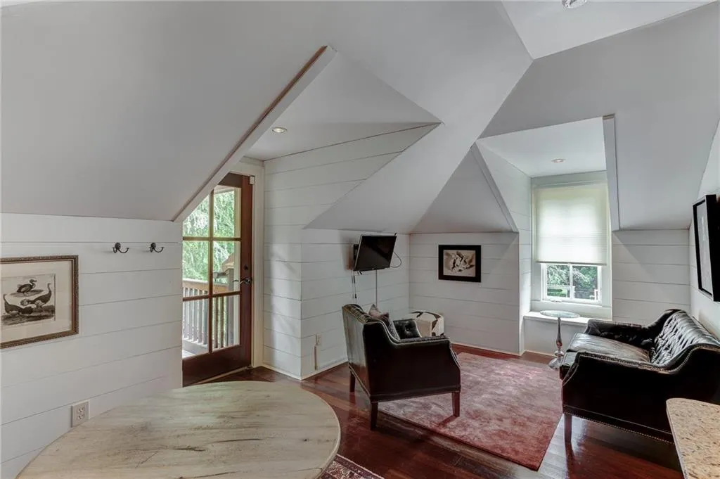 Garage apartment with living area