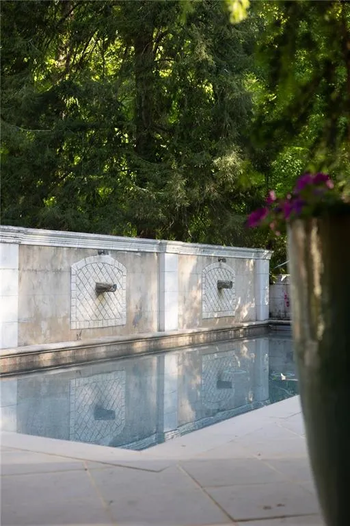 View of saltwater pool