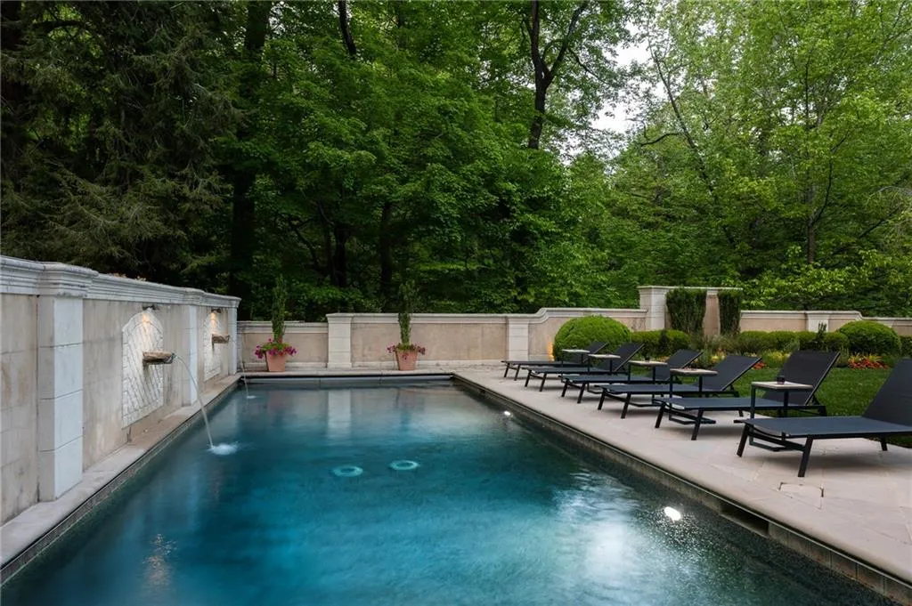 View of saltwater pool