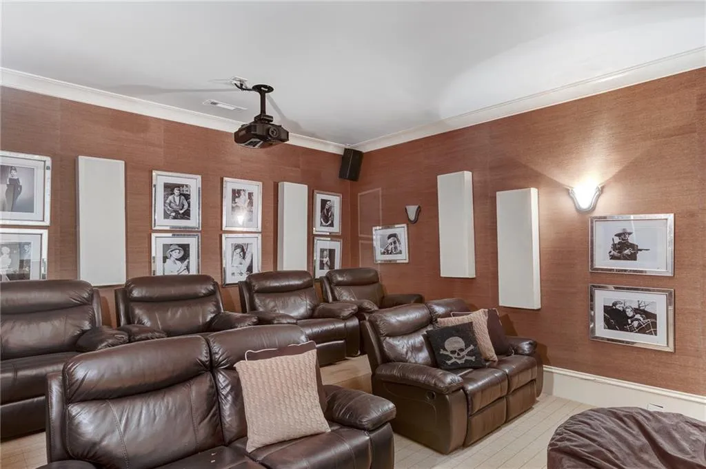 State of the art home theater room