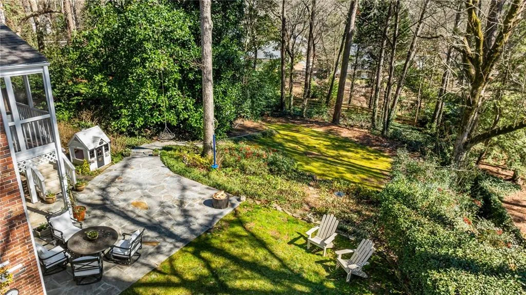 Backyard is very deep and beautiful!
