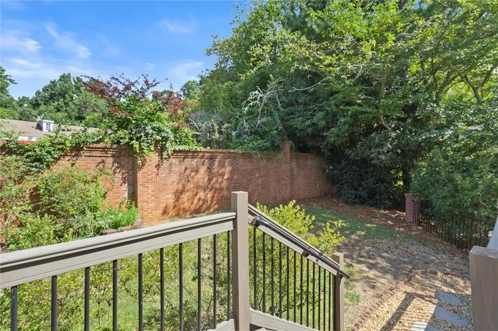 private backyard
