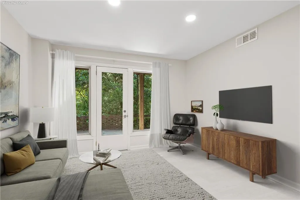 Terrace level bonus room...can be a den or office!