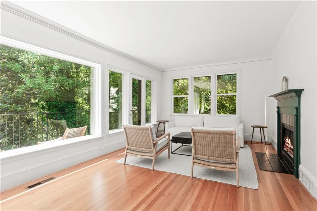 So much natural light and new windows.