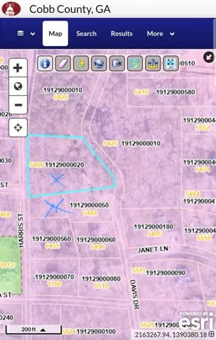 Map location