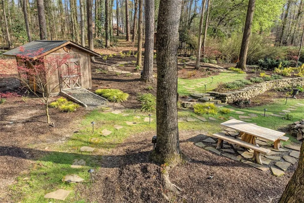 Backyard storage shed