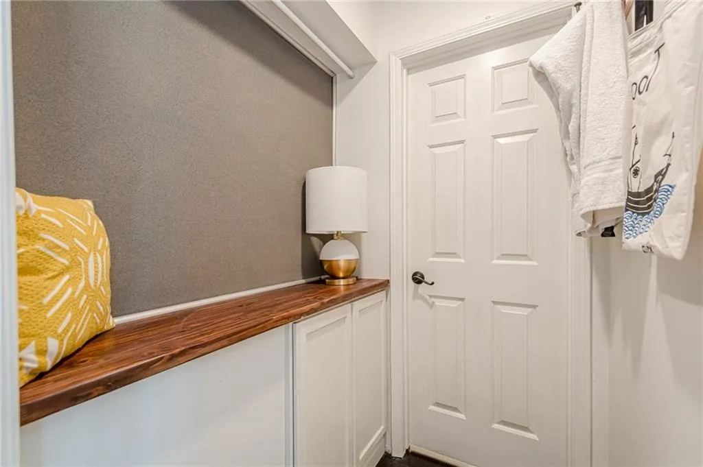Hall to full bath on main