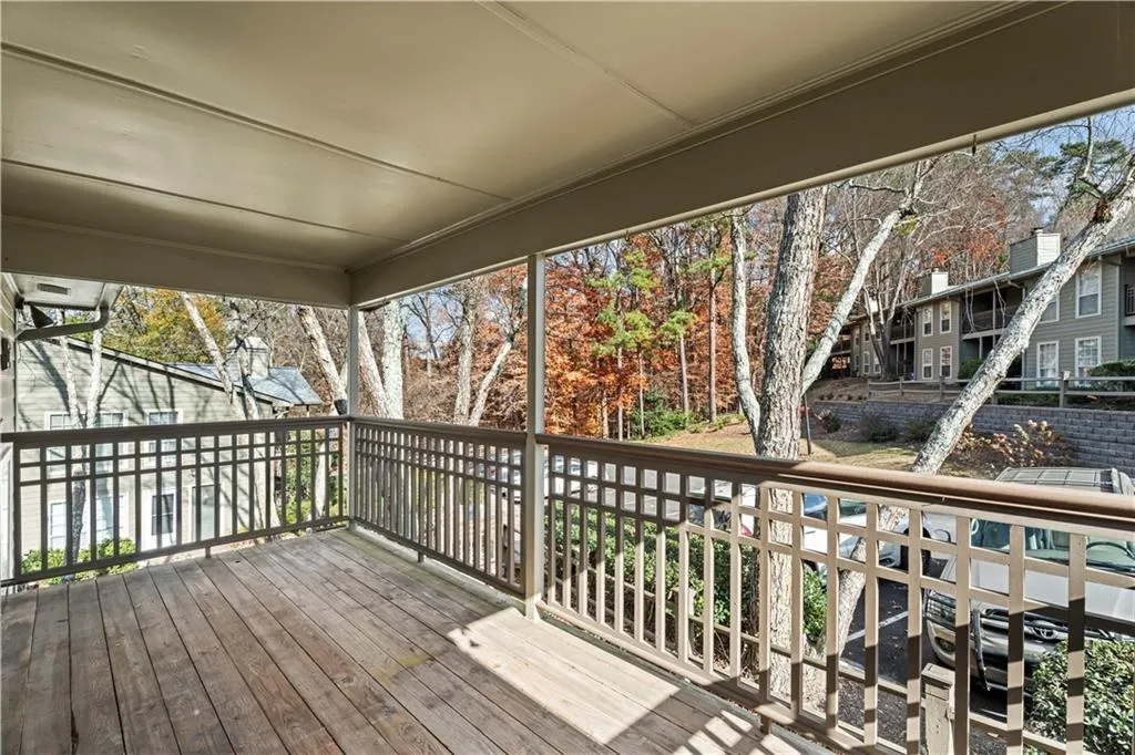 View of wooden deck View of wooden deck