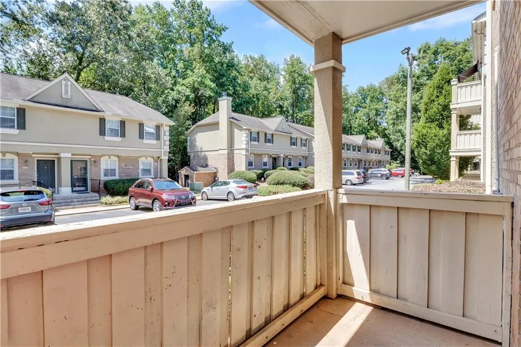Balcony with a residential view