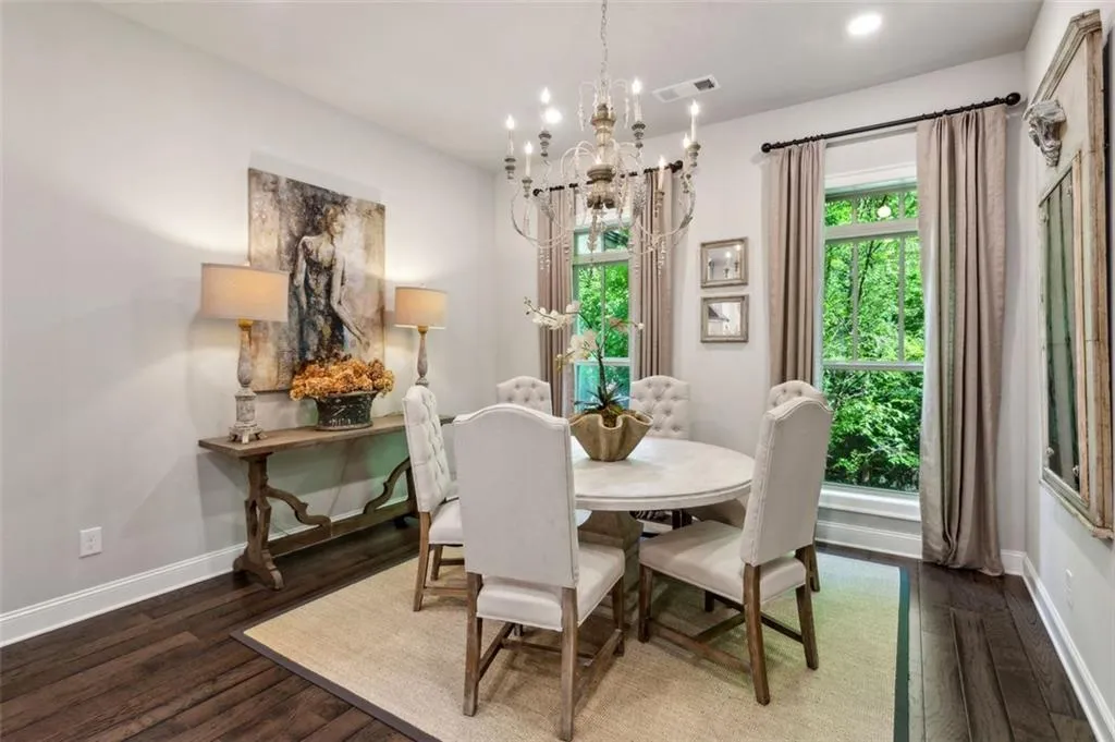 Formal dining room off the kitchen.