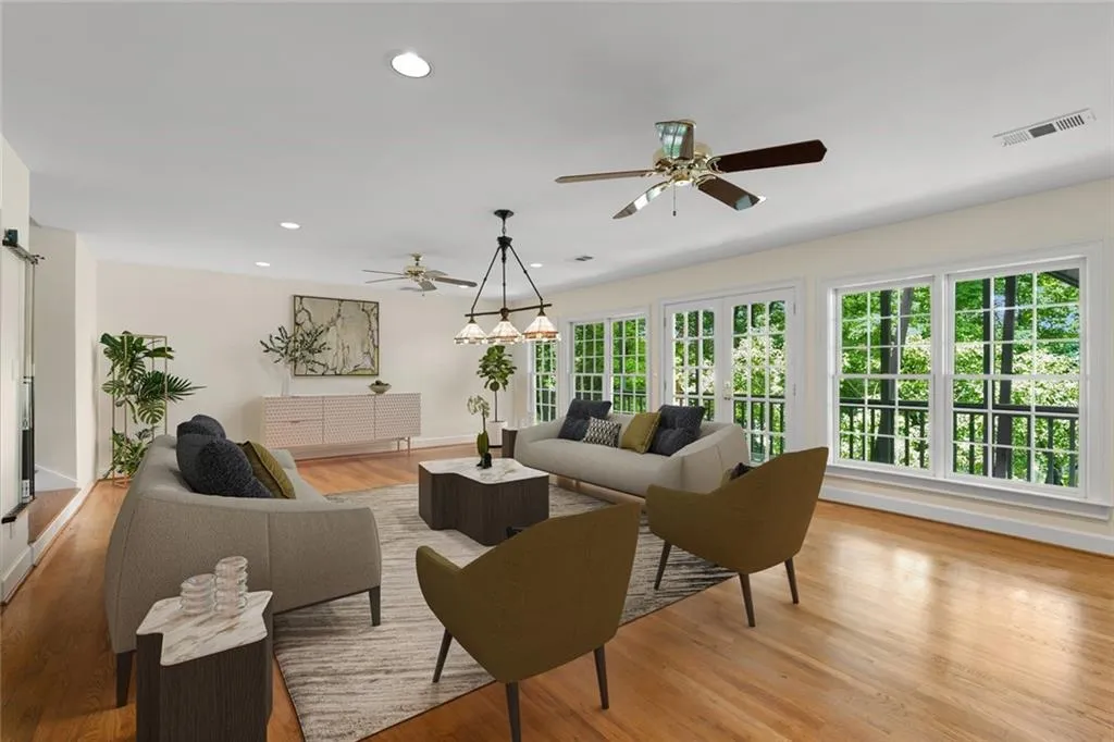 Virtually Staged Room in the Terrace Level