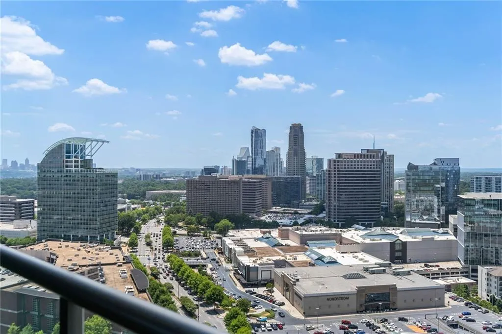 View of city skyline