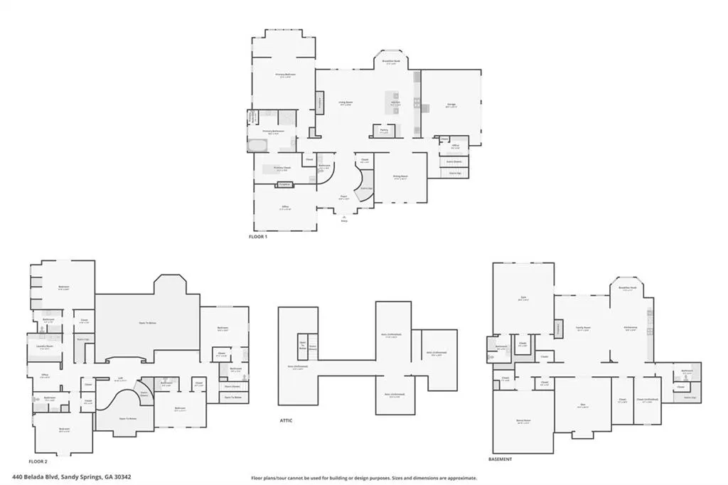 Floor Plans combined view