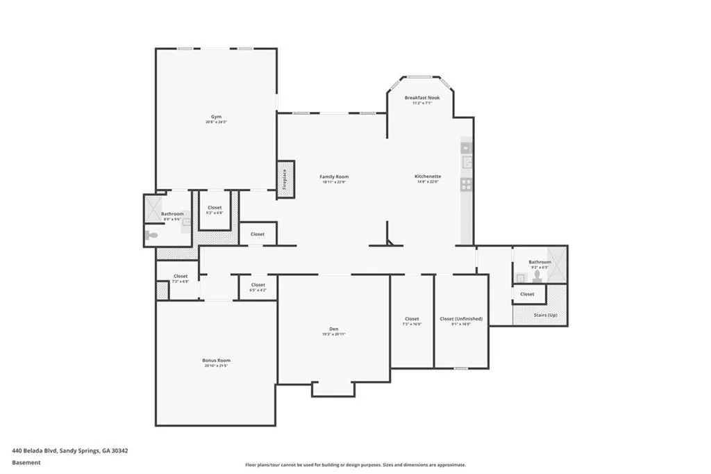 Floor plan Basement