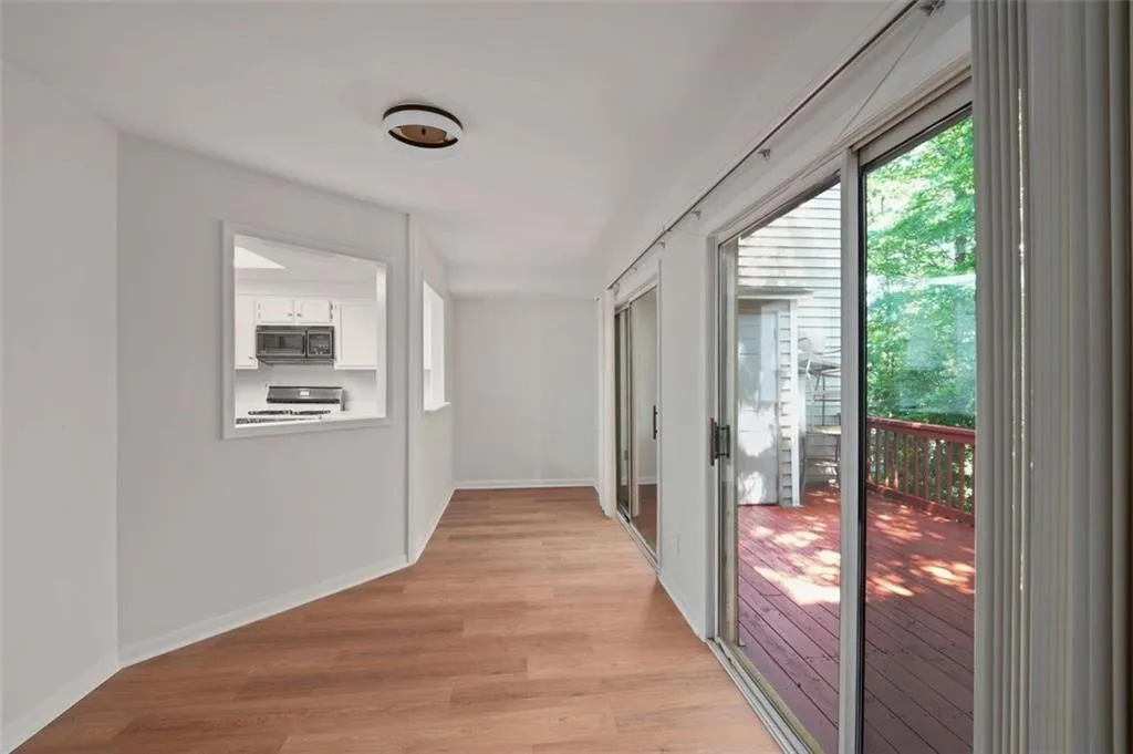 Sun Room with Access to Back Deck