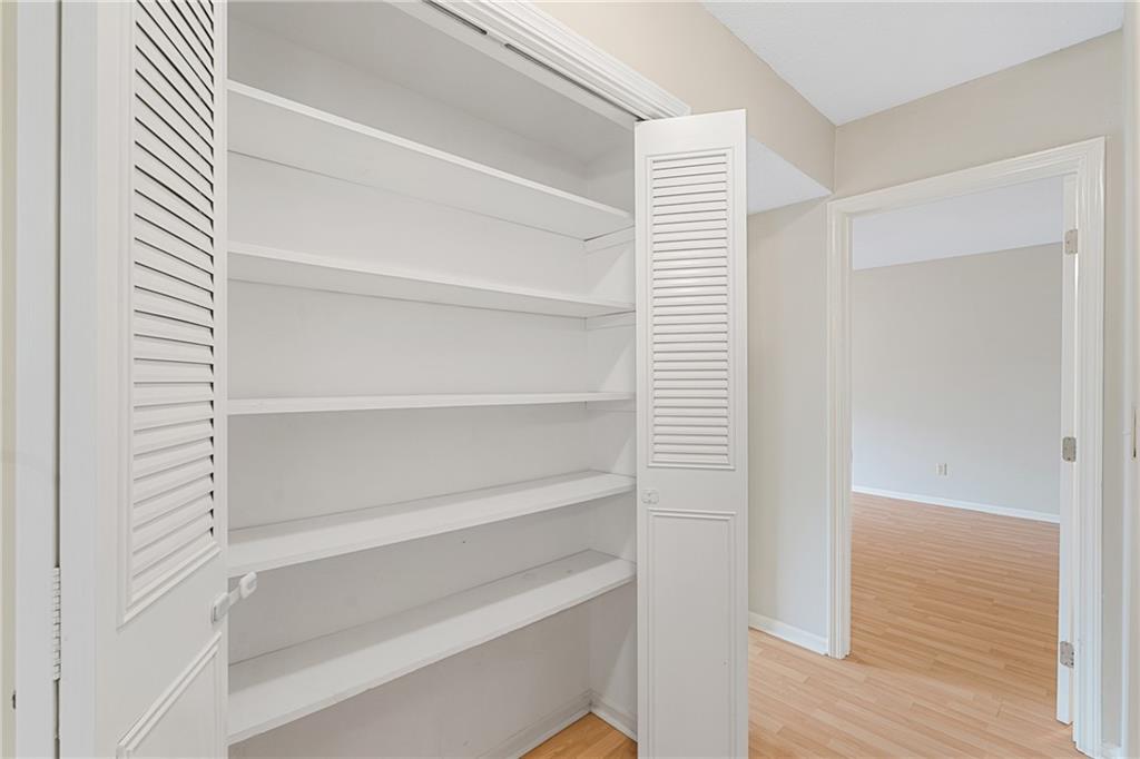 View of closet