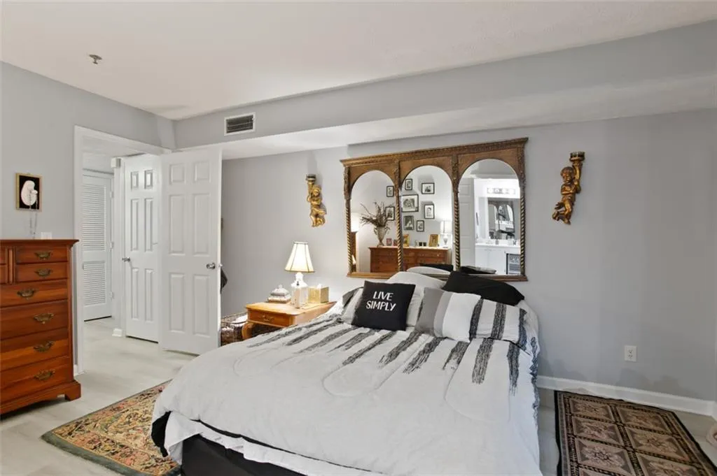 Bedroom featuring baseboards
