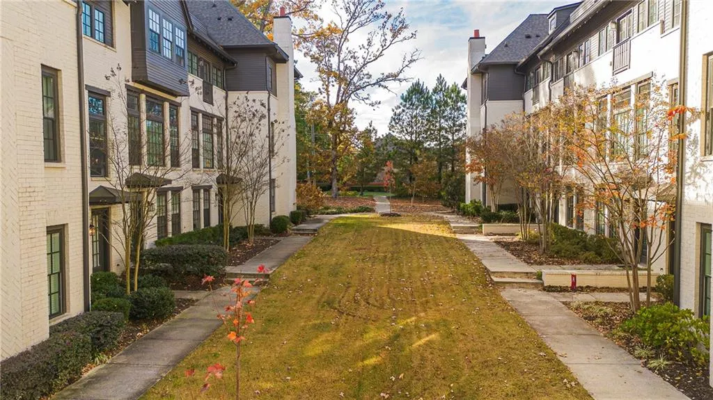 View of community with a lawn