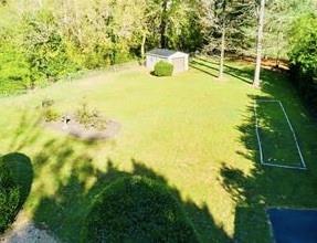 View of back yard