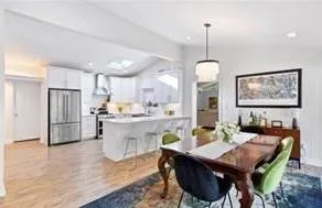 Dining room- open floor plan