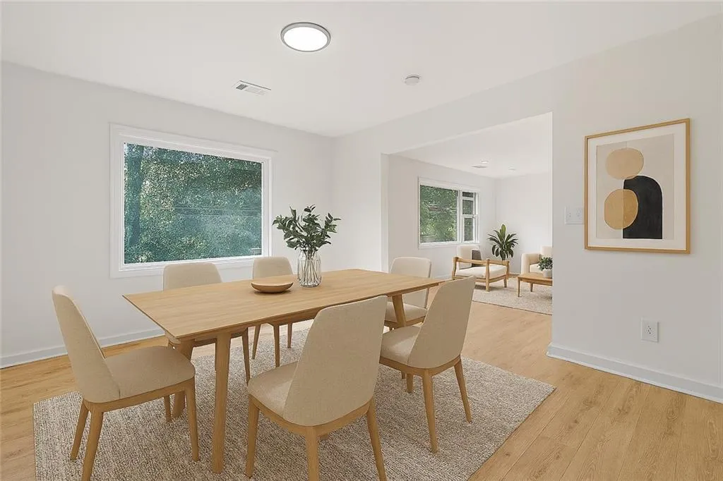 Dining room Virtual staging