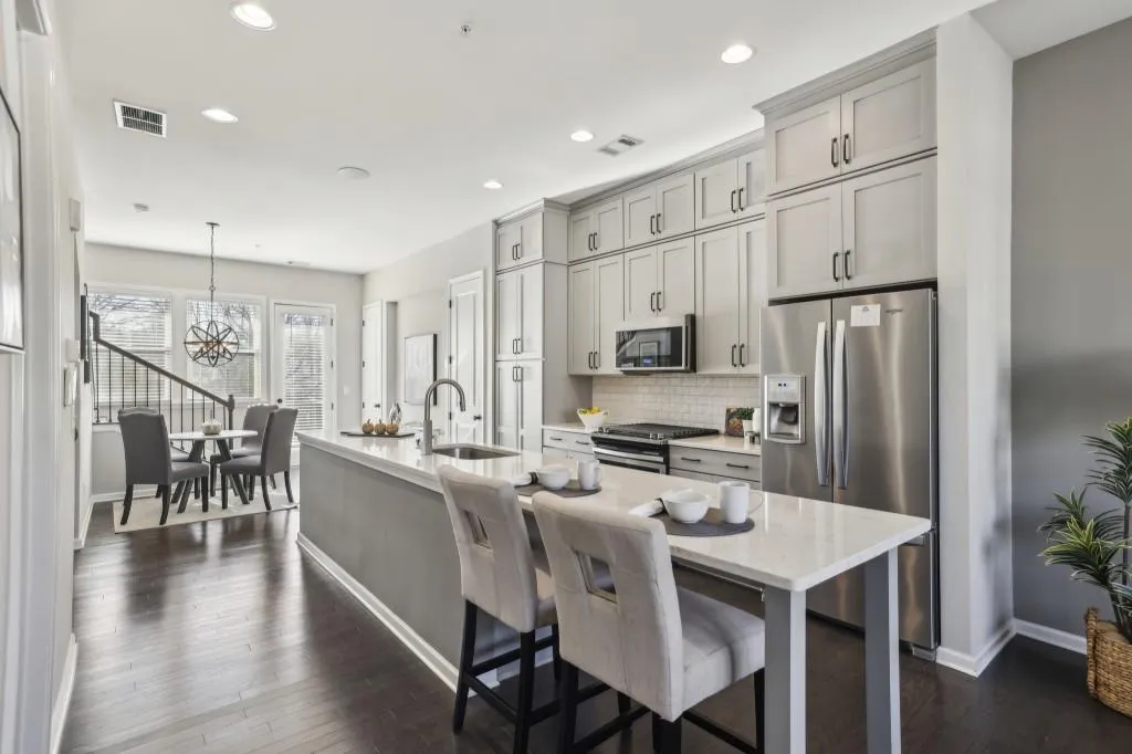 Kitchen Overlooking The Dining Area