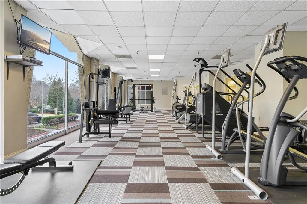 Even the gym has a view!