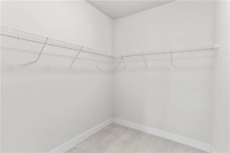 View of spacious closet