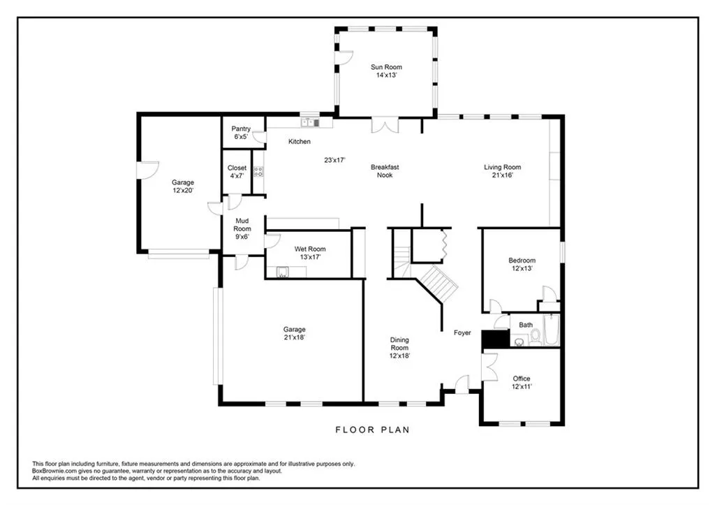 Main Level Floor Plan