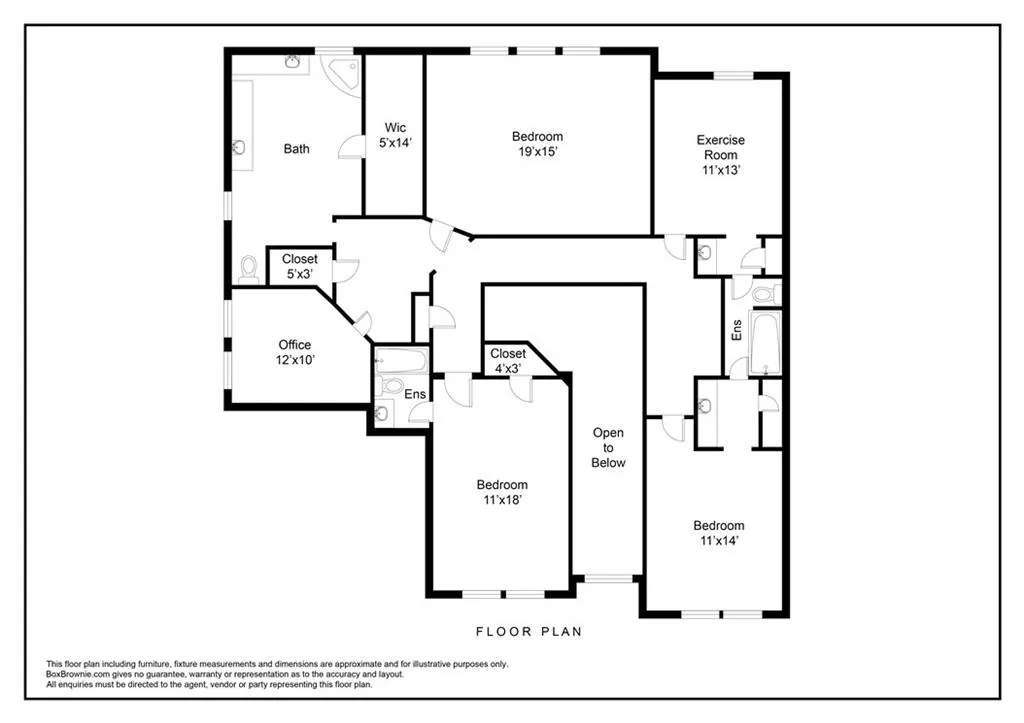 Upper Floor Plan