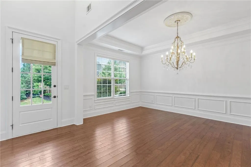 Front Door and Dining room