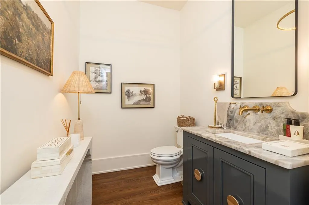 Guest powder room first floor