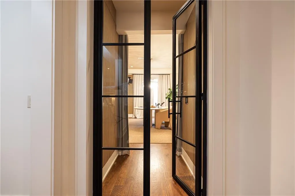 Iron doors to fully equip podcast room