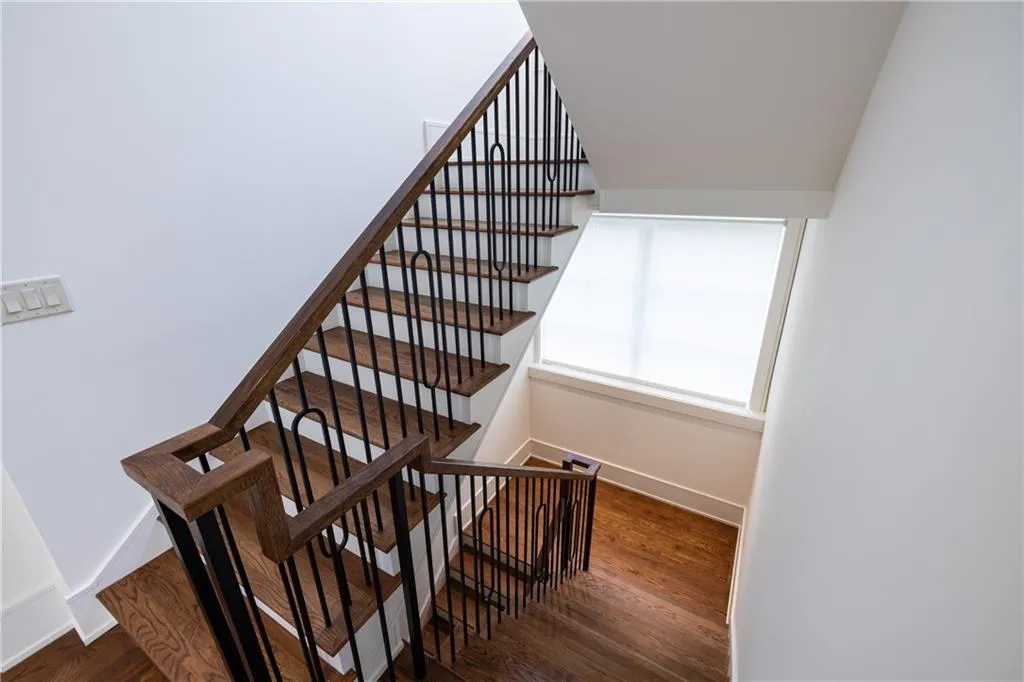 Stairway to terrace level