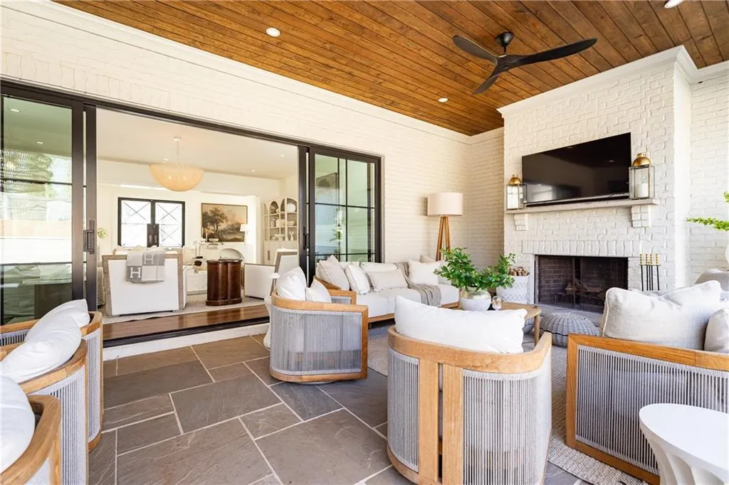 Patio into Living room