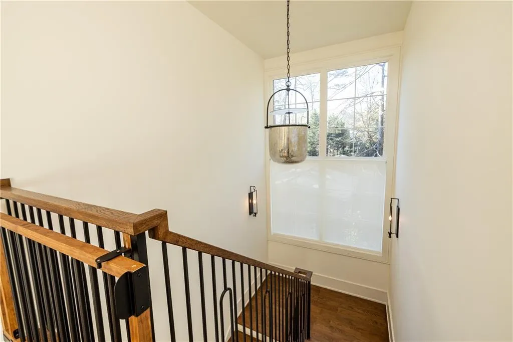 Stairway to terrace level