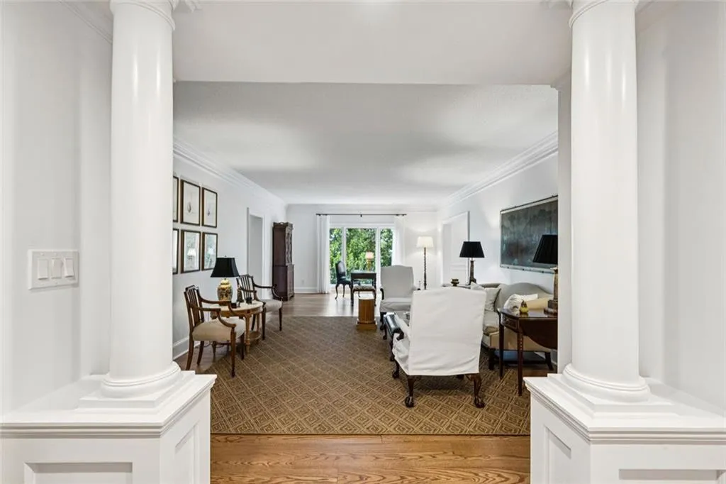 perspective from the Bedrooms Hallway