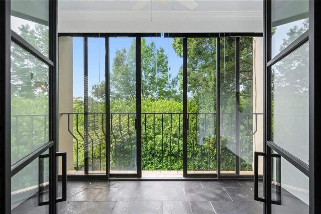new sliding doors to the fresh air, as desired!