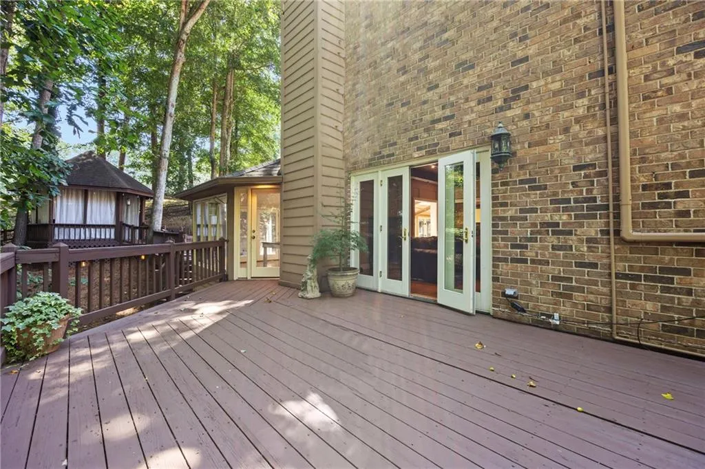 View of deck