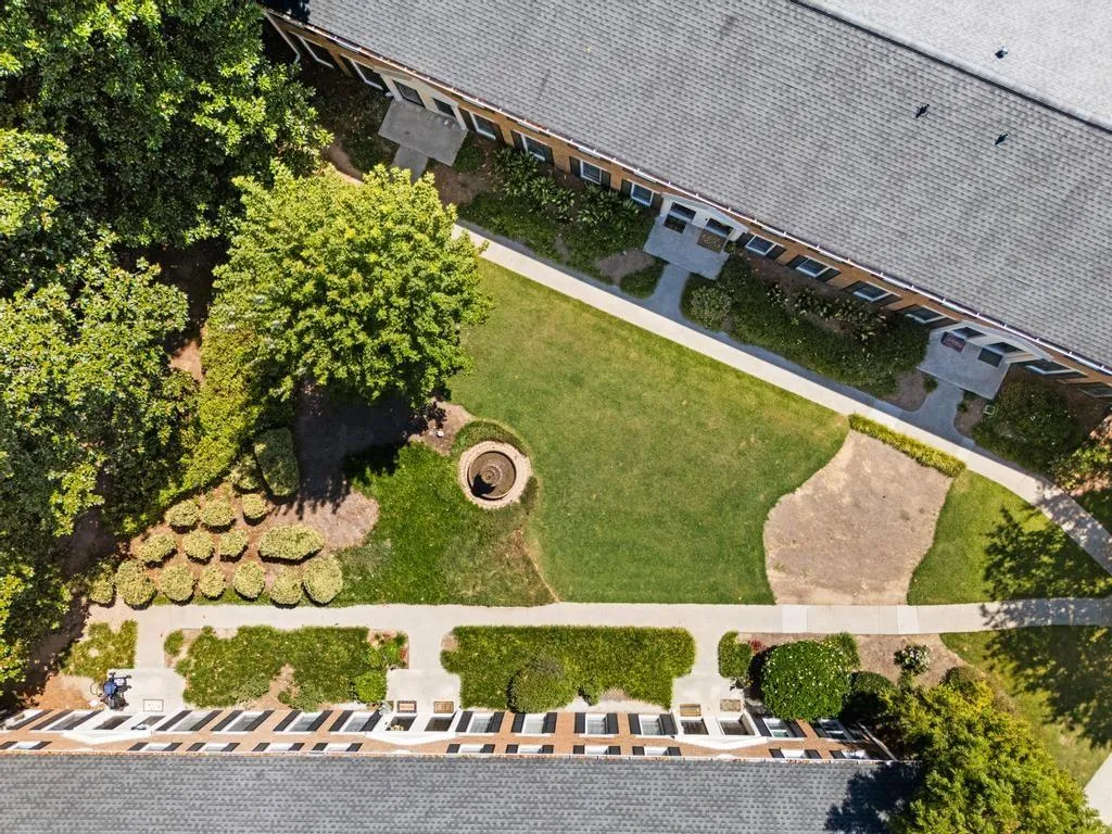 Aerial view of property's location