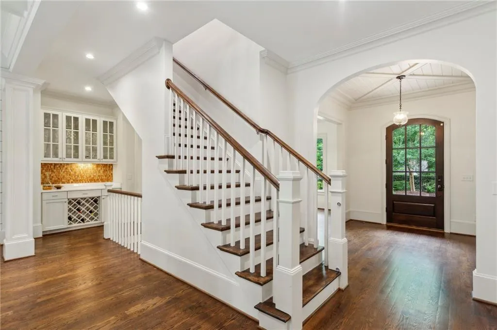 View of staircase to the second floor