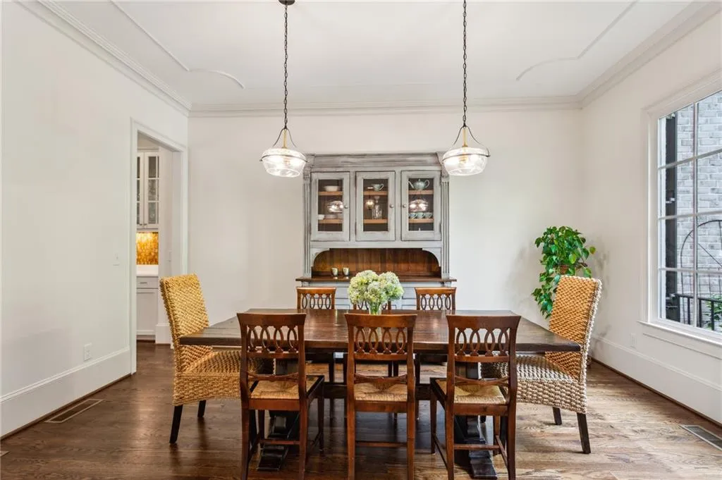 Formal dining room off the foyer