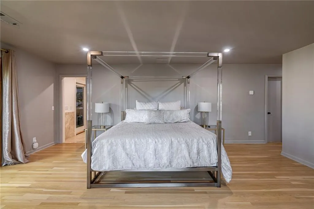 Bedroom featuring light hardwood / wood-style flooring
