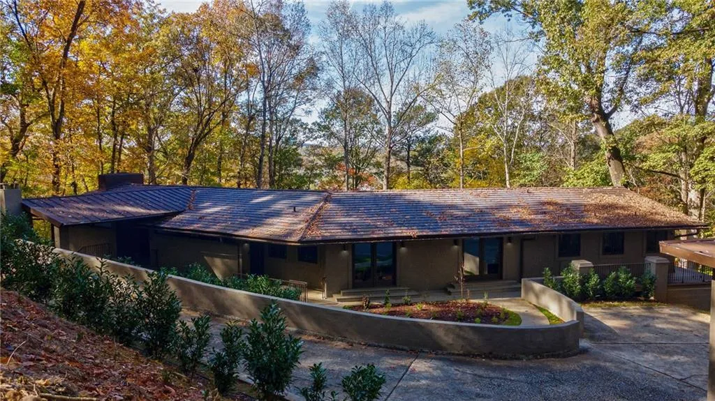 View of back of house