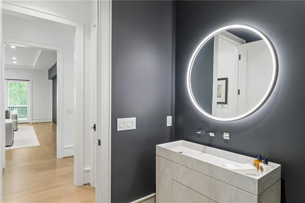 Powder room on main level