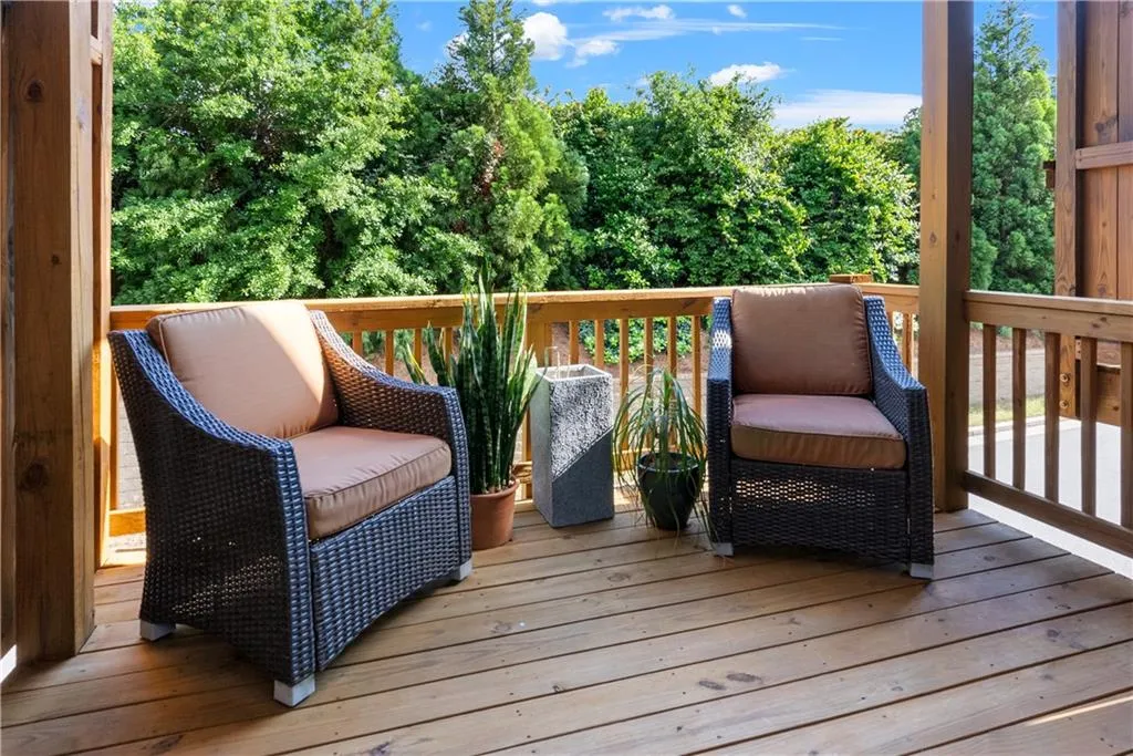 View of deck