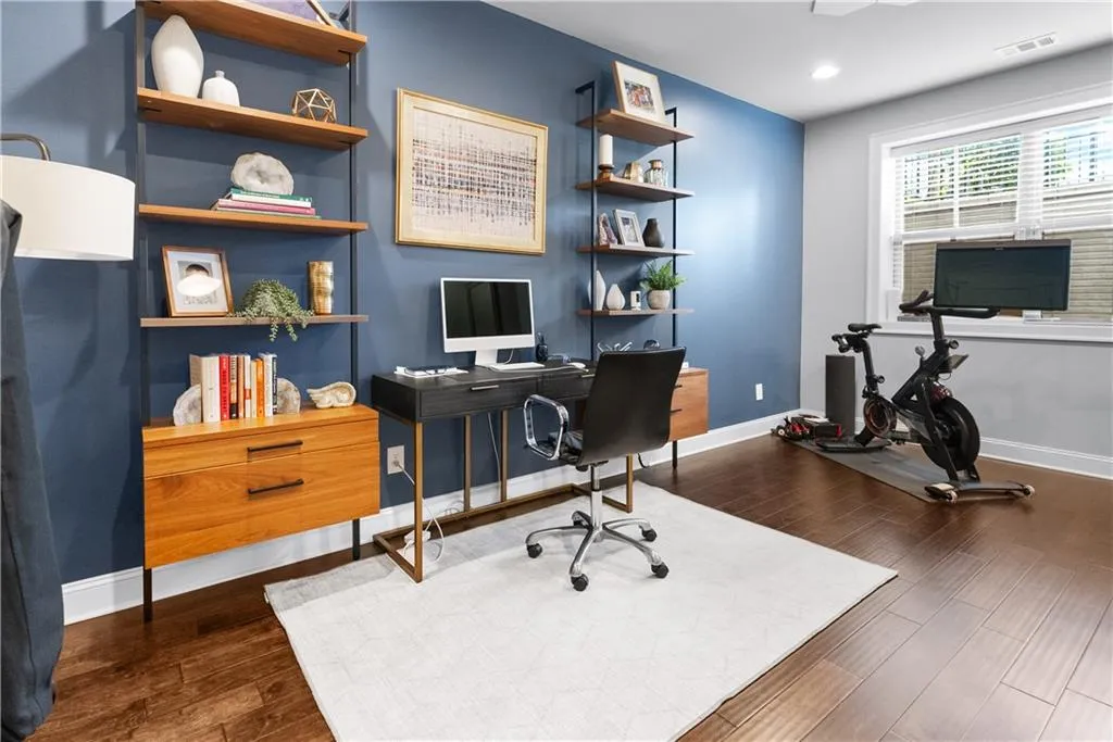 Multi unit property featuring a garage