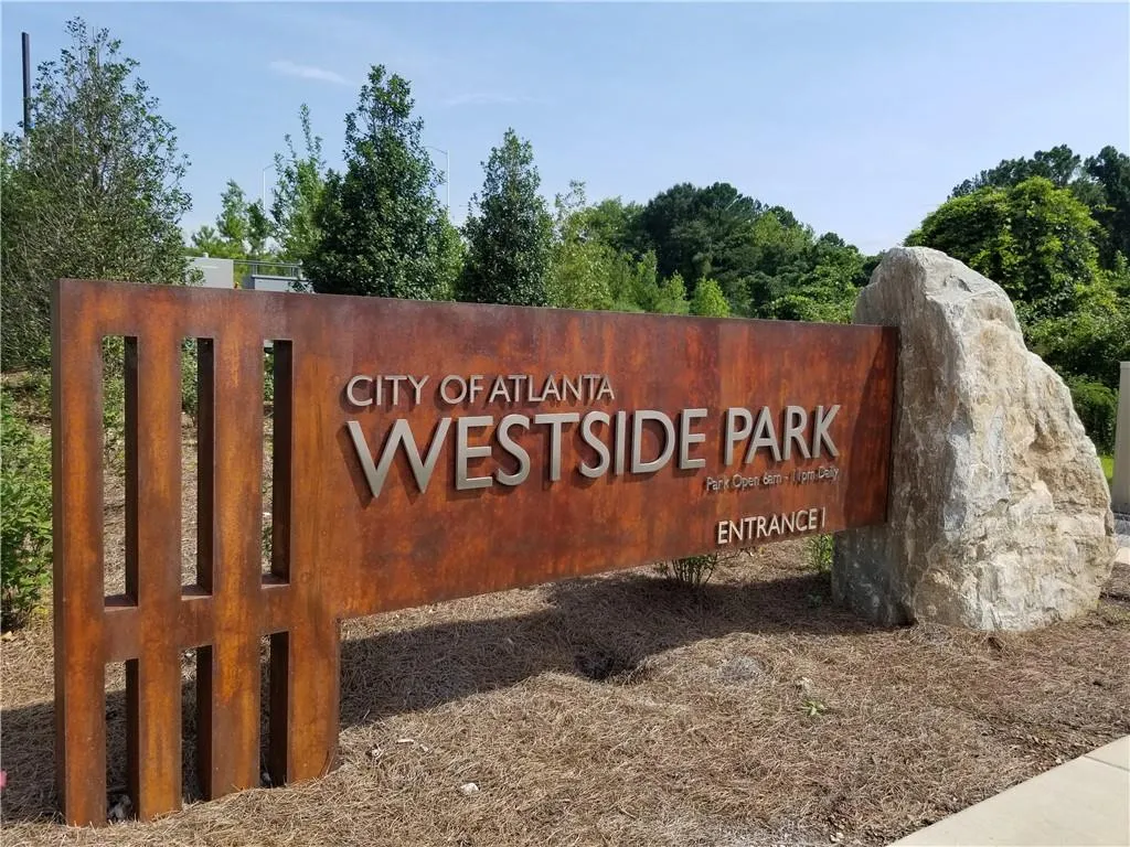 Steps from our entrance is Westside Park. (Recently renamed to honor our former Mayor Shirley Franklin.)