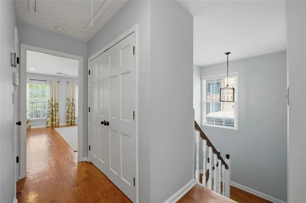 Upstairs landing- large linen or storage closet
